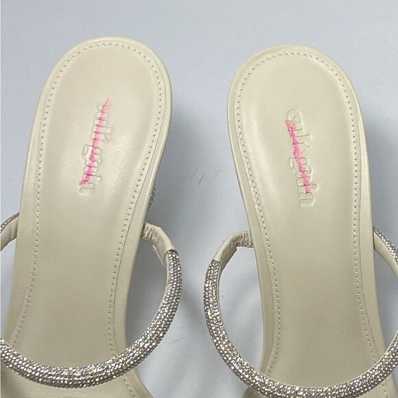 Cult Gaia Envi Embellished High Heel Slide Sandals size 40 - Picture 3 of 12